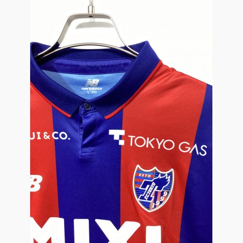 FC東京 (エフシートウキョウ) サッカーユニフォーム SIZE L ブルー×レッド 木本 恭生【4】 2023 FC東京 1STオーセンティックユニフォーム NEW BALANCE AMT35212