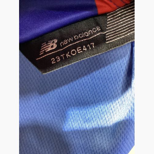 FC東京 (エフシートウキョウ) サッカーユニフォーム SIZE L ブルー×レッド 木本 恭生【4】 2023 FC東京 1STオーセンティックユニフォーム NEW BALANCE AMT35212