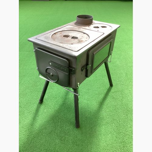 CAPTAIN STAG (キャプテンスタッグ) 薪ストーブ KAMADO（かまど）煙突ガラス窓付角型ストーブ UG-75