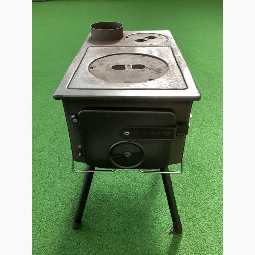 CAPTAIN STAG (キャプテンスタッグ) 薪ストーブ KAMADO（かまど）煙突ガラス窓付角型ストーブ UG-75