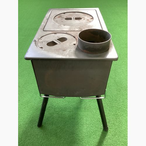 CAPTAIN STAG (キャプテンスタッグ) 薪ストーブ KAMADO（かまど）煙突ガラス窓付角型ストーブ UG-75