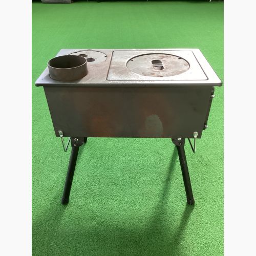 CAPTAIN STAG (キャプテンスタッグ) 薪ストーブ KAMADO（かまど）煙突ガラス窓付角型ストーブ UG-75