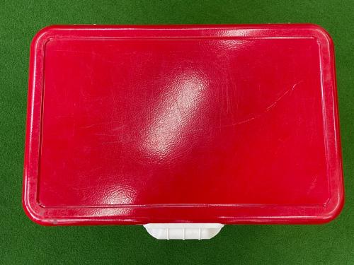 Coleman (コールマン) クーラーボックス 54QT(約51L) レッド×ホワイト 6150.6155 スチールベルトクーラー