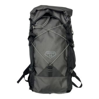 PAAGO WORKS (パーゴワークス) バックパック ブラック×グレー CARGO 55 背面長 約46～50cm 50L～(テント泊)