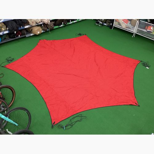 URBANFOREST HEXA TARP SKIN 幕男  あか 初期モデル 約500×420cm