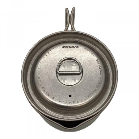 【EVERNEWセット】チタンマグポット500 & アルスト& クッカーケース エバニュー チタンアルコールストーブ + チタンポット500(RED