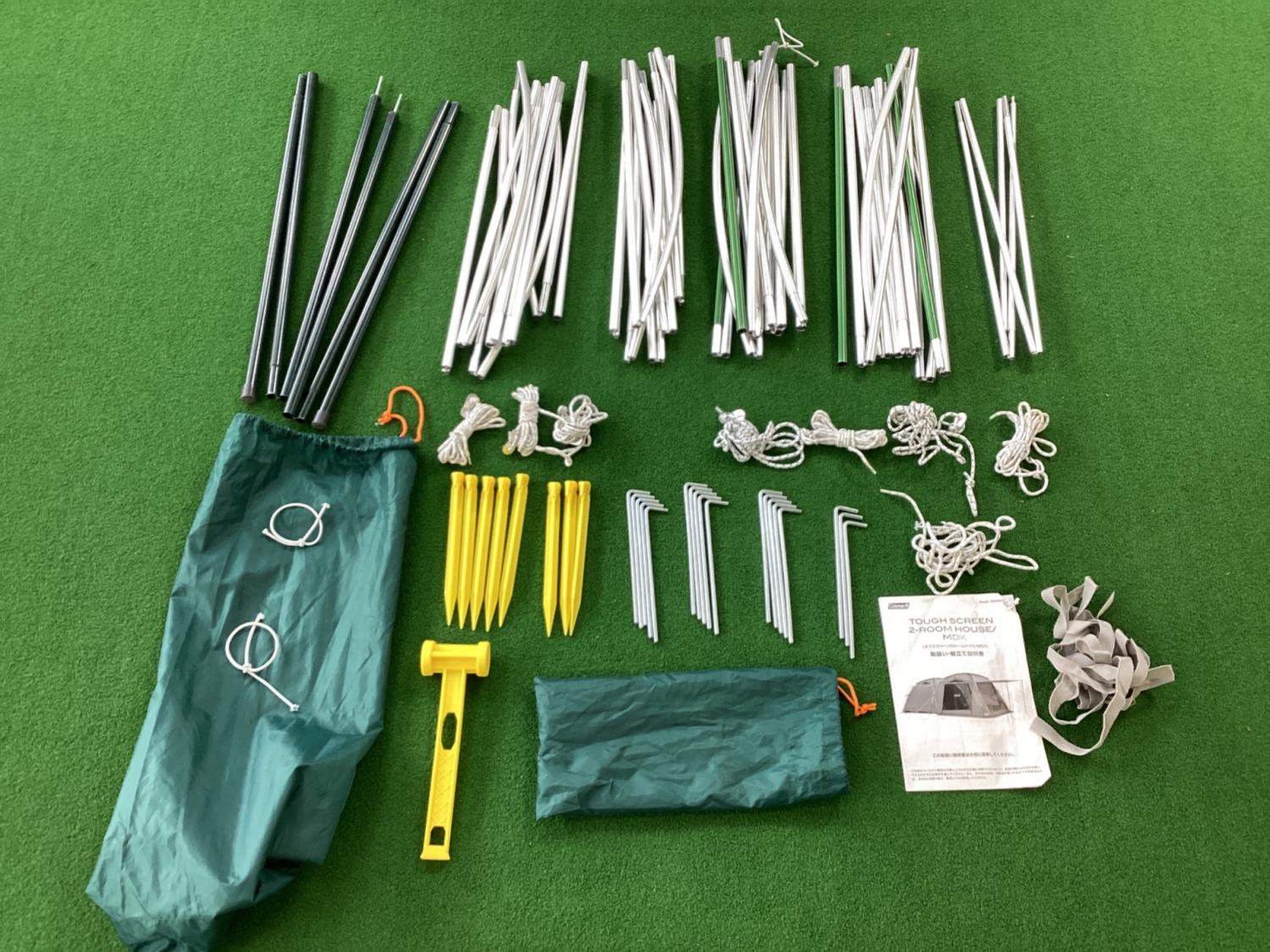 Coleman (コールマン) ツールームテント ペグ26本/ロープ5本