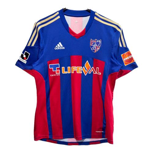 FC東京 (エフシートウキョウ) サッカーユニフォーム SIZE O ブルー×レッド 2013/14年ホームレプリカユニフォーム ※背番号無 adidas Z49663