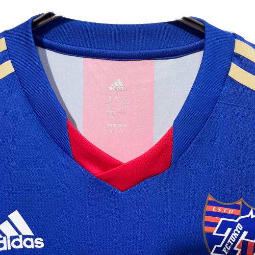 FC東京 (エフシートウキョウ) サッカーユニフォーム SIZE O ブルー×レッド 2013/14年ホームレプリカユニフォーム ※背番号無 adidas Z49663