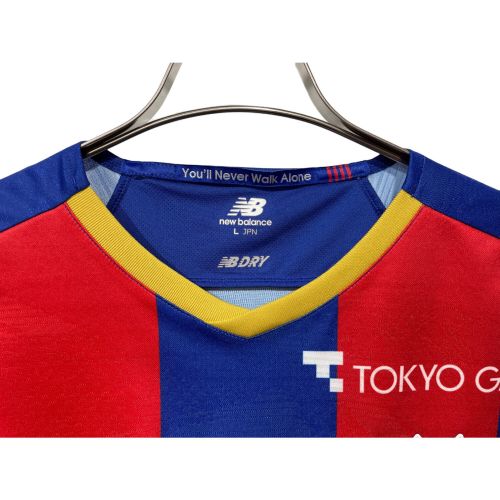 NEW BALANCE (ニューバランス) サッカーユニフォーム メンズ SIZE L ブルー×レッド 2022シーズン1STモデル/オーセンティック FC東京 【3】森重 真人 JMTF2345