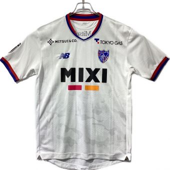 NEW BALANCE (ニューバランス) サッカーユニフォーム メンズ SIZE L ホワイト 2023 2nd /オーセンティック FC東京 【3】森重 真人 AMT35259