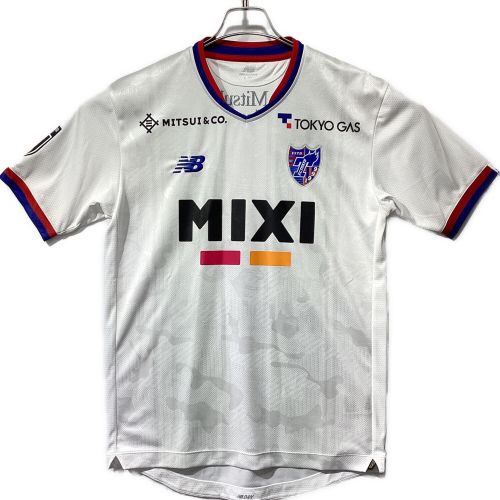 NEW BALANCE (ニューバランス) サッカーユニフォーム メンズ SIZE L ホワイト 2023 2nd /オーセンティック FC東京 【3】森重 真人 AMT35259