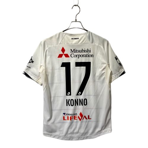 NEW BALANCE (ニューバランス) サッカーユニフォーム メンズ SIZE L ホワイト 2022 2nd/オーセンティック FC東京 【17】紺野 和也 JMTF2346