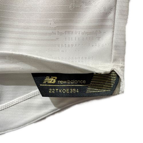 NEW BALANCE (ニューバランス) サッカーユニフォーム メンズ SIZE L ホワイト 2022 2nd/オーセンティック FC東京 【17】紺野 和也 JMTF2346