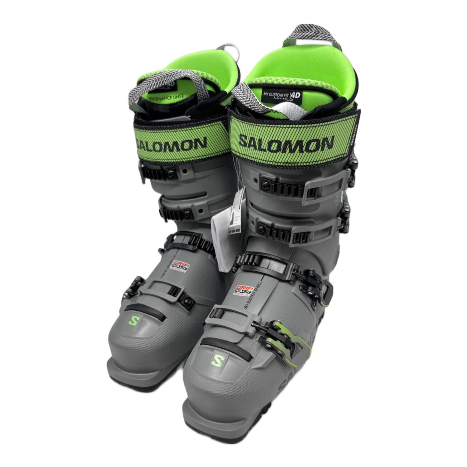 SALOMON (サロモン) スキーブーツ メンズ 26/26.5cm ライトグレー×グリーン GRIP-WALK対応ブーツ 2022/23年モデル  304mm S PRO ALPHA 120 未使用品｜トレファクONLINE