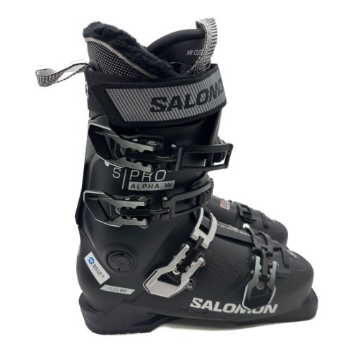 SALOMON (サロモン) スキーブーツ メンズ 25cm ブラック ソールパット付属 GRIP-WALK対応 23-24年モデル 284mm S PRO ALPHA W 80