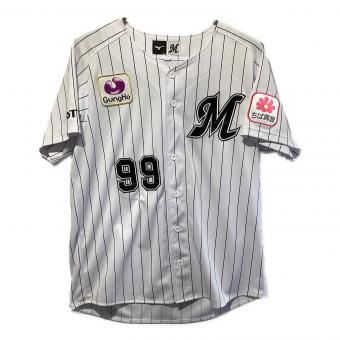 千葉ロッテマリーンズ (チバロッテマリーンズ) 応援グッズ SIZE M ホワイト×ブラック ネフタリ・ソト【99】 ユニフォーム 2023年ホームユニフォーム