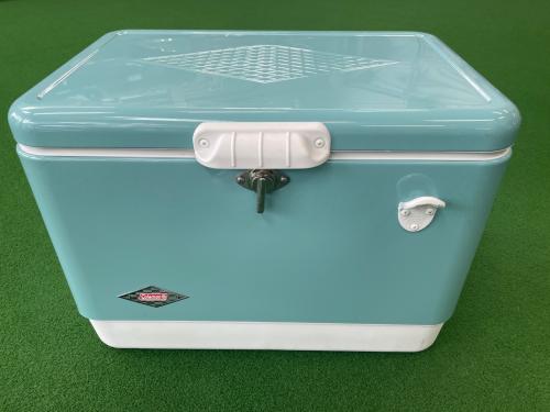 Coleman (コールマン) クーラーボックス 約51L ターコイズ 60周年記念 3000003591 54QT スチールベルトクーラー