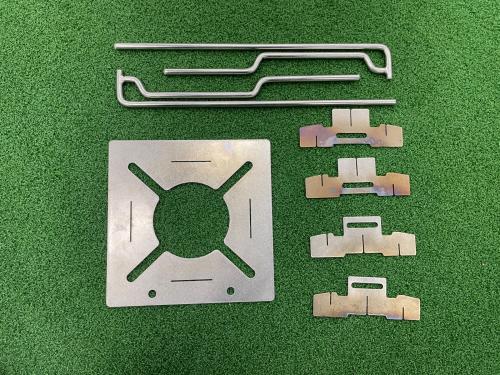 38explore (サーティーエイト・エクスプロー) アウトドアテーブル コヨーテブラウン Asimocrafts A38grate&38GT310セット