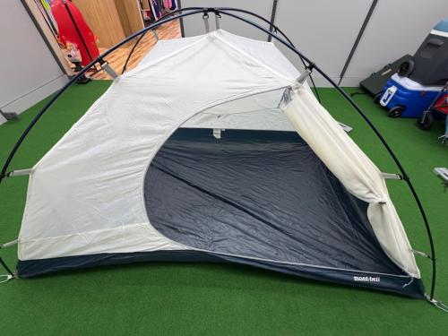 mont-bell (モンベル) ソロテント 1122491 ブルー ペグ×14・ロープ×5 クロノスドーム2