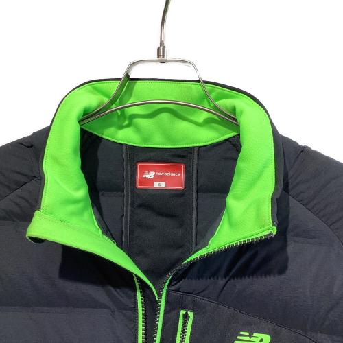 New Balance ゴルフ用ダウンジャケット サイズ4 黒/緑 NEW BALANCE (ニューバランス) ゴルフウェア(トップス) メンズ SIZE 5