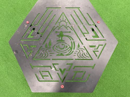 ANCAM (アナキャン) アウトドアテーブル ケース付 DEVISE WORKS メタヘキテL