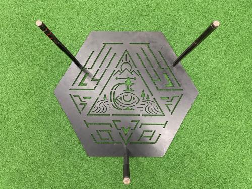 ANCAM (アナキャン) アウトドアテーブル ケース付 DEVISE WORKS メタヘキテL