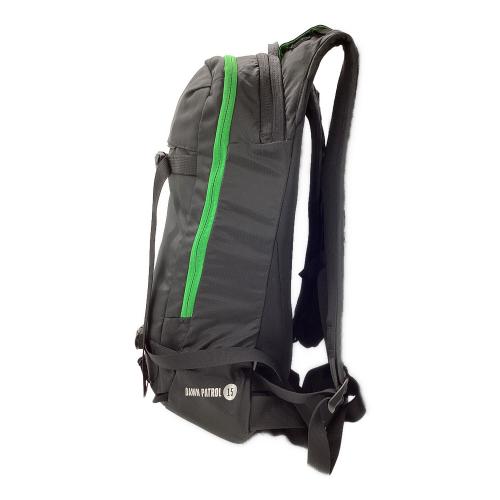 BLACK DIAMOND (ブラックダイヤモンド) リュック ブラック×グリーン DOWNPATROL15