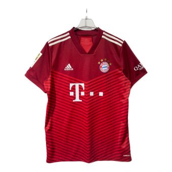 adidas (アディダス) サッカーユニフォーム メンズ 2XO レッド レロイ・サネ【10】/21-22 ホームレプリカユニフォーム FCバイエルン・ミュンヘン 半袖 GM5313