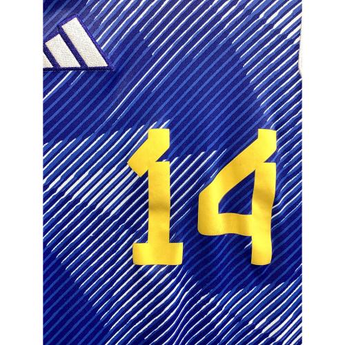 日本代表 (ニホンダイヒョウ) サッカーユニフォーム SIZE XL ブルー 2022年ホームレプリカユニフォーム adidas HF1845