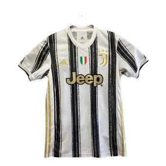 ユベントスFC サッカーユニフォーム SIZE S ホワイト×ブラック デヤン・クルゼフスキ【44】2020/21年ホームレプリカユニフォーム adidas EI9894
