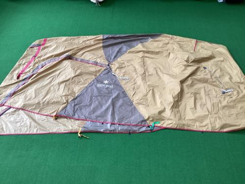 Snow peak (スノーピーク) ドームテント 2019年製 SDE-001RH アメニティドームM 505×280×150(h)cm 3～4人用