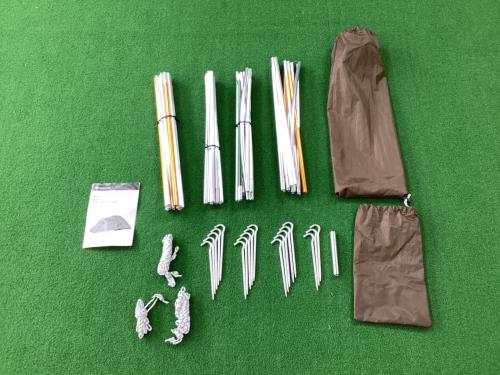 Snow peak (スノーピーク) ドームテント 2019年製 SDE-001RH アメニティドームM 505×280×150(h)cm 3～4人用