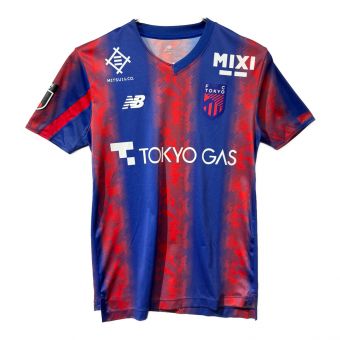 FC東京 (エフシートウキョウ) サッカーユニフォーム SIZE M ブルー×レッド 荒木 遼太郎【71】2024年ホームユニフォーム NEW BALANCE AMT45232