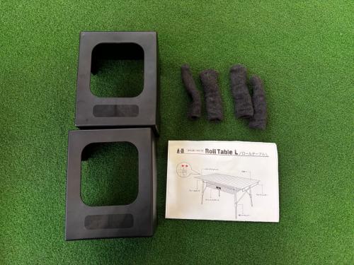 OGAWA (オガワ) アウトドアテーブル ブラック 1915-80 ロールテーブルL ロール アルミ