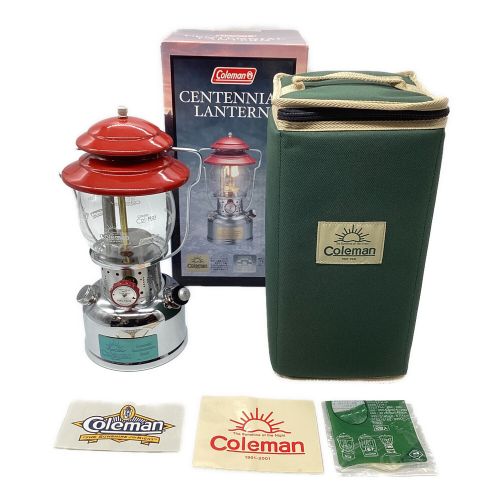 Coleman (コールマン) ガソリンランタン 元箱・ケース・ステッカー付 100周年 センテニアルランタン 未使用品