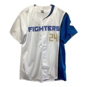 北海道日本ハムファイターズ (ホッカイドウニッポンハムファイターズ) 応援グッズ Lサイズ ホワイト×ブルー ユニフォーム 【24】野村佑希 レプリカ