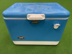 Coleman (コールマン) クーラーボックス ブルー カバーヨゴレ有 6150 スチールベルトクーラー 60thアニバーサリー