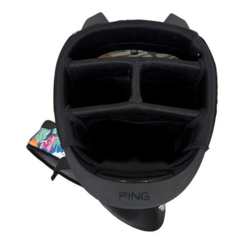 Ｂl a c k & Ｗｈi t e キャディーバッグ 日本未販売【J.Lindeberg】スタッフTOURゴルフバッグBlack&White