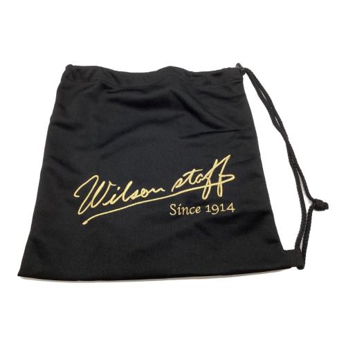 Wilson (ウィルソン) 軟式グローブ ブラック×ブラウン プロストックレザー ケース付 ウィルソンベア 外野用