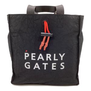 PEARLY GATES (パーリーゲイツ) ゴルフバッグ ブラック 053-4281703 AIRBAGリサイクルショッパー風カートバッグ