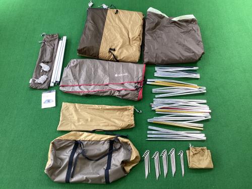 Snow peak (スノーピーク) ツールームテント 2019年製 TP-880 エントリー2ルームエルフィールド 約600×380×210(h)cm 3～5人用