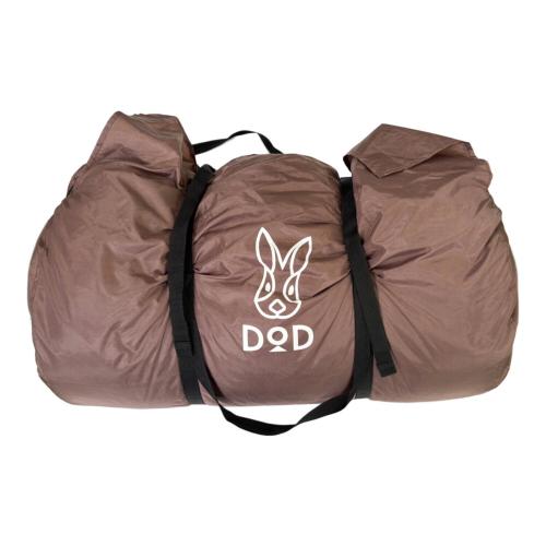 DOD (ディーオーディー) 封筒型シュラフ(化繊) ブラウン わがやのシュラフ 【春～秋用】 約230×200cm