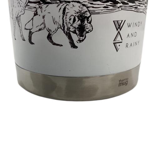 thermo mug (サーモマグ) アウトドア食器 ホワイト WINDY AND RAINY MT16-120 YATSUGATAKE TANK
