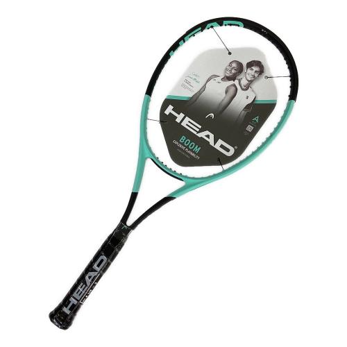 HEAD (ヘッド) 硬式テニスラケット フェイス 100インチ・ウエイト 270g・グリップ4 1/4 ブラック×ライトグリーン 2024年モデル BOOM MPL
