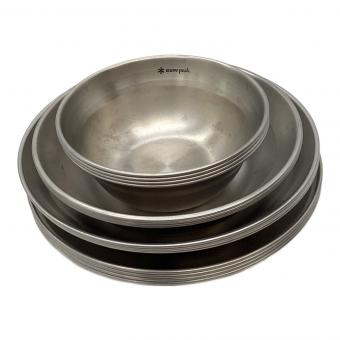 Snow peak (スノーピーク) アウトドア食器 TW-021F テーブルウェアセット L ファミリー