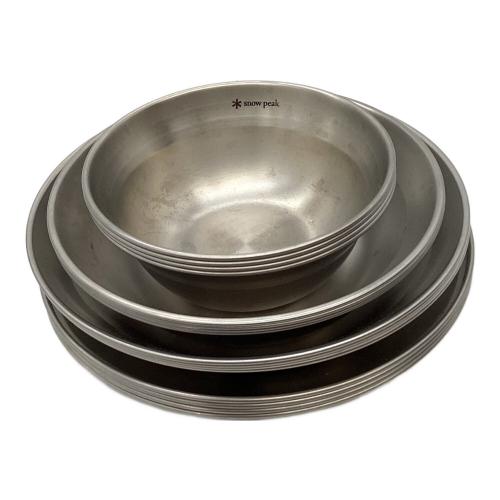 Snow peak (スノーピーク) アウトドア食器 TW-021F テーブルウェアセット L ファミリー