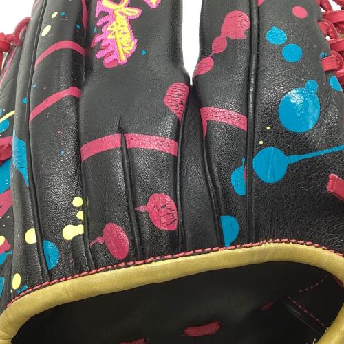 久保田スラッガー (クボタスラッガー) 軟式グローブ ブラック系マルチカラー ケース付 ＠ オールスターモデル2022 内野用 AS2022