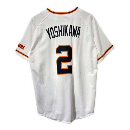 読売ジャイアンツ (ヨミウリジャイアンツ) 応援グッズ Lサイズ ホワイト NIKE ホーム ユニフォーム 吉川尚輝【2】 レプリカ