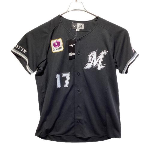 千葉ロッテマリーンズ (チバロッテマリーンズ) 応援グッズ SIZE L ブラック 佐々木 朗希【17】 ユニフォーム レプリカ 12JRMM6517